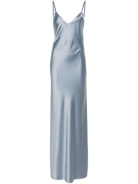 Saténové dlouhé šaty Blanca Vita