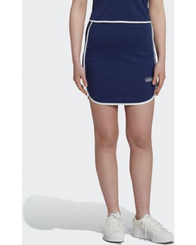 Mini falda Adidas Originals azul