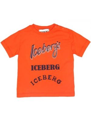 Koszulka z krótkim rękawem Iceberg pomarańczowa