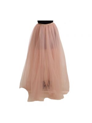 Długa spódnica Dolce And Gabbana różowa