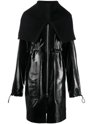 Kabát Bottega Veneta fekete