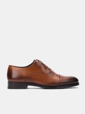 Кожаные туфли на шнуровке Martinelli коричневые