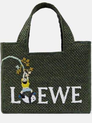 Shopper kabelka Loewe zelená