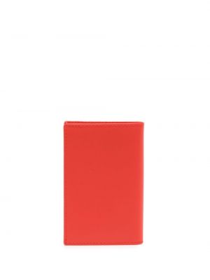 Portfel skórzany Comme Des Garçons Wallet czerwony