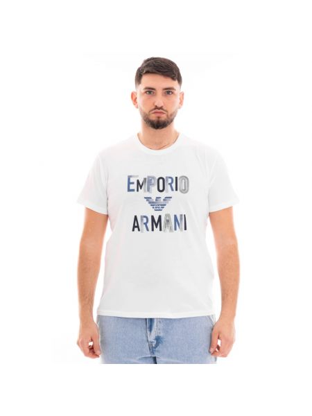 Koszulka casual Emporio Armani Ea7 biała