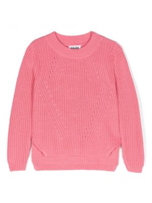 Maglione di cotone Molo rosa