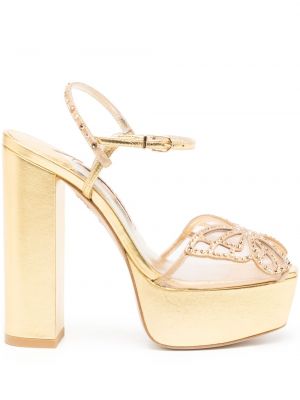 Sandale de cristal Sophia Webster auriu