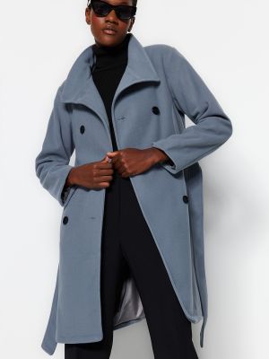 Kabát Trendyol šedý