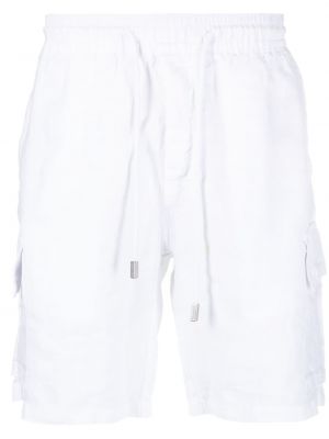Lanene bermuda kratke hlače Vilebrequin bijela