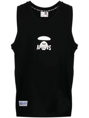 Hemd aus baumwoll mit print Aape By *a Bathing Ape® schwarz