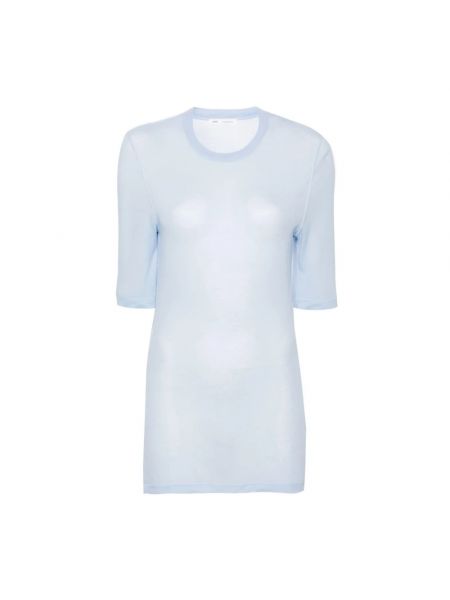 T-shirt mit kurzen ärmeln Ami Paris blau