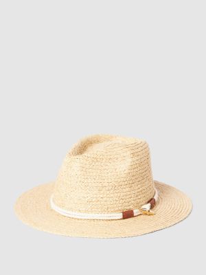 Beżowy kapelusz Lauren Ralph Lauren