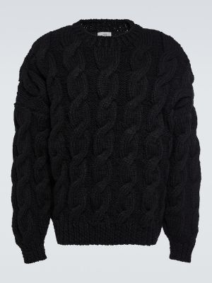 Sweter wełniany Visvim czarny