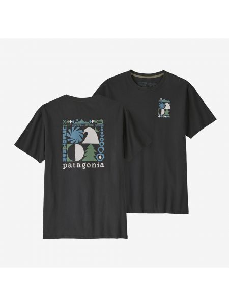 Органическая футболка Spirited Seasons Patagonia черный