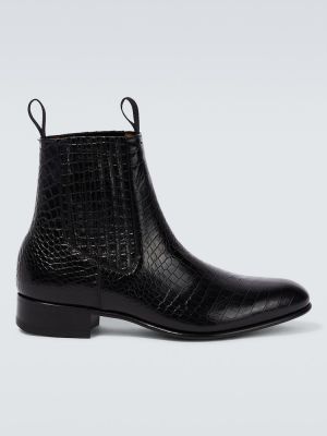 Chelsea stiliaus batai Tom Ford juoda