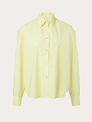 Camisa de algodón Forte Forte amarillo