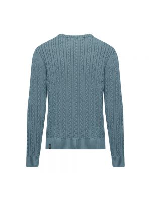 Suéter de algodón de punto Bomboogie azul