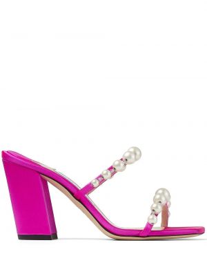 Sandaler med remmar Jimmy Choo rosa