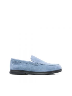 Loafers zamszowe Doucal's niebieskie