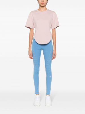 Bavlněné tričko Adidas By Stella Mccartney růžové