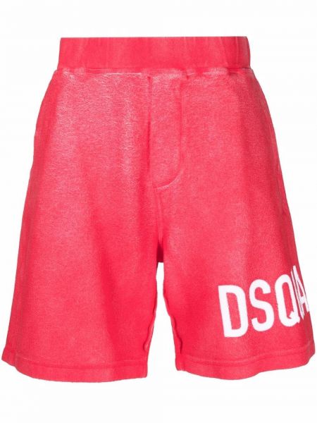 Pantalones cortos deportivos Dsquared2 rojo