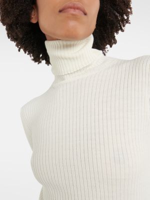 Sweter wełniany Redvalentino beżowy