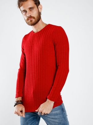 Пуловер Lafaba винено червено