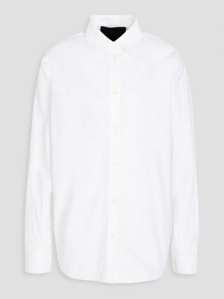 Рубашка с рюшами Redvalentino белая