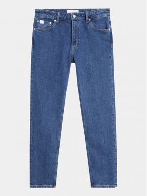 Relaxed fit džinsai Calvin Klein Jeans mėlyna