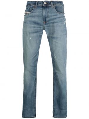 Låg midja skinny fit-jeans Diesel blå