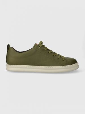 Кожаные кроссовки Camper зеленые