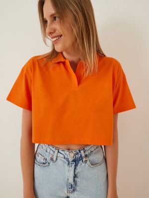 Koszulka polo Happiness İstanbul - Pomarańczowy