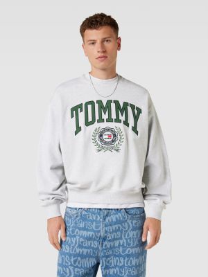 Bluza Tommy Jeans szara