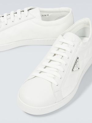 Sneakers di pelle Prada bianco