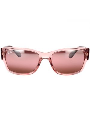 Okulary przeciwsłoneczne Ray-ban - różowy
