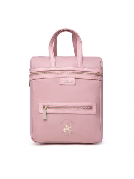 Τσάντα Beverly Hills Polo Club ροζ