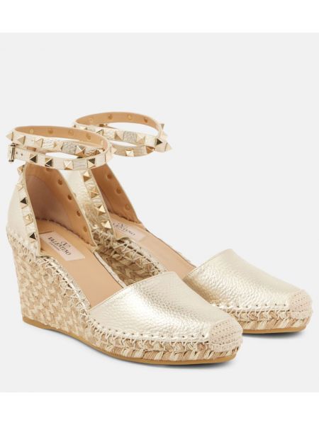 Læder espadrillos Valentino Garavani