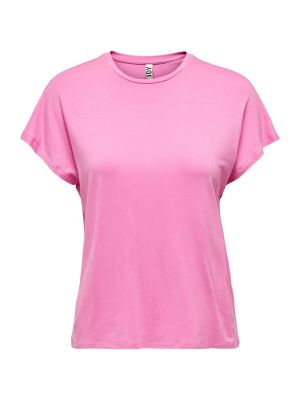 Růžové tričko s krátkými rukávy Jacqueline De Yong
