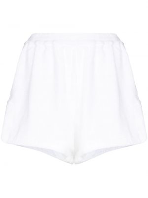 Shorts di jeans Terry. bianco