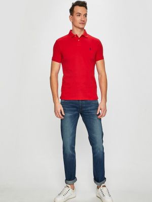 Polo majica Polo Ralph Lauren crvena
