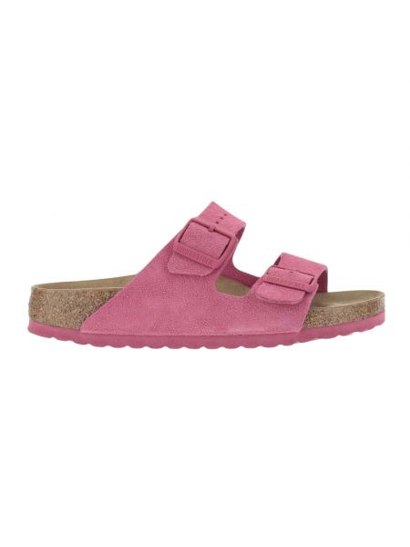 Wildleder sandale mit schnalle Birkenstock pink