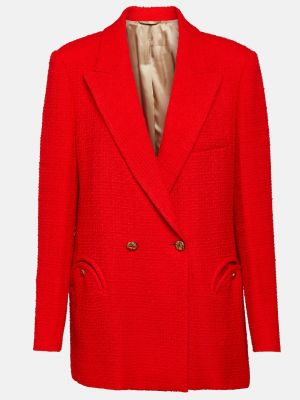 Красный шерстяной пиджак Blazé Milano