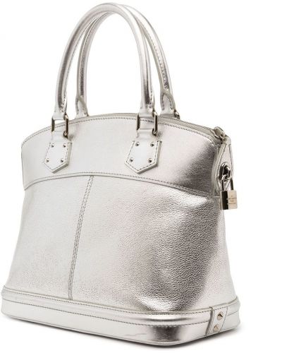 Shopper kabelka Louis Vuitton stříbrná