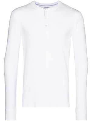Bílé tričko s knoflíky Schiesser