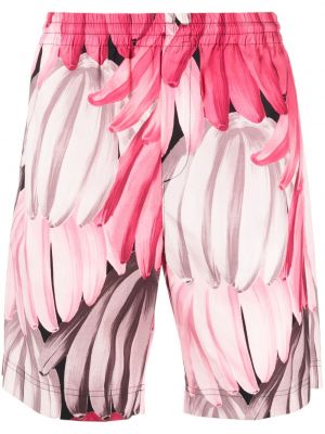 Shorts mit print Msgm pink