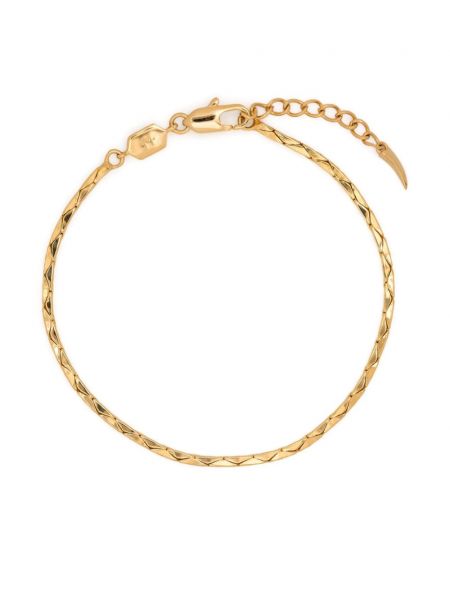 Bracelet en or à motif serpent Missoma doré