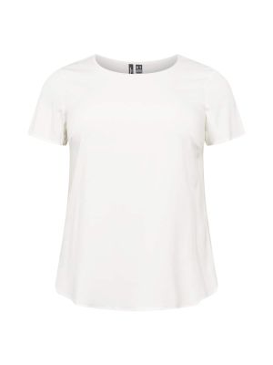 Oversized tričko Vero Moda Curve biela