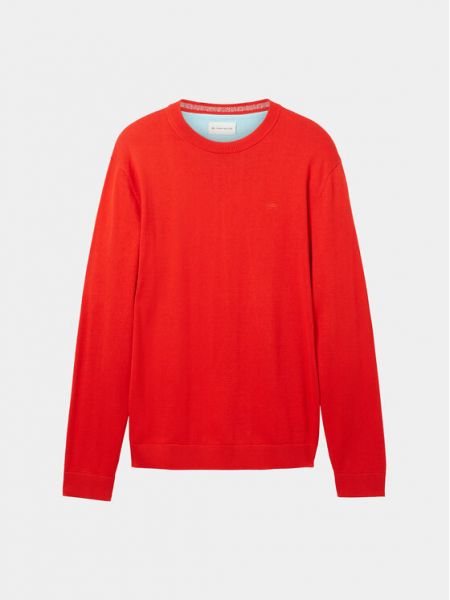 Пуловер Tom Tailor червено