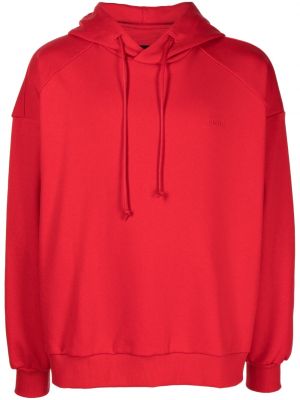 Bluza z kapturem bawełniana Juun.j czerwona