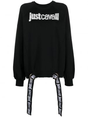 Raštuotas medvilninis džemperis Just Cavalli